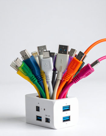 In a world of countless devices, a single hub attempts to bring order to the digital chaos.の素材