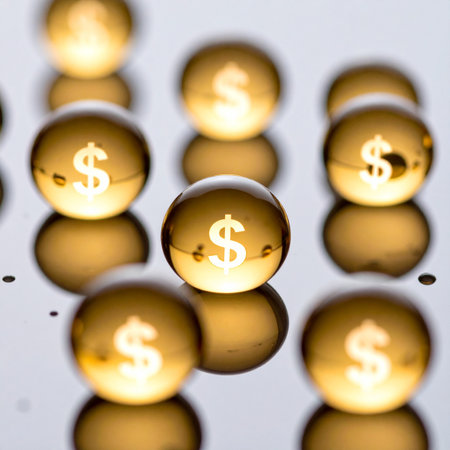 In a field of countless financial opportunities, one investment stands out, glowing with potential.の素材