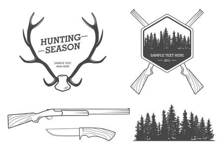 Hunting setのイラスト素材
