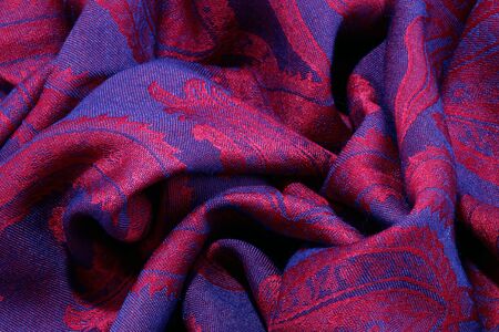 Authentic silk fabricの写真素材