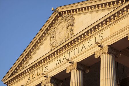 Spa house of Wiesbaden, Hesse, Germanyの写真素材