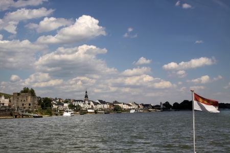Middle Rhine Valley near Ruedesheim in the Rheingau, Hesse, Germany