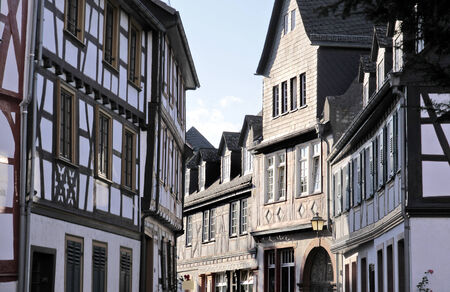 Old town of Eltville, Rheingau, Hesse, Germanyの写真素材