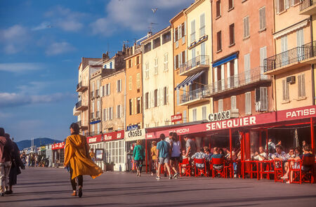 Waterfront of Saint Tropezのeditorial素材