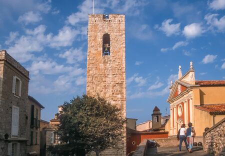Old town of Antibes, Cote Azur, Franceのeditorial素材