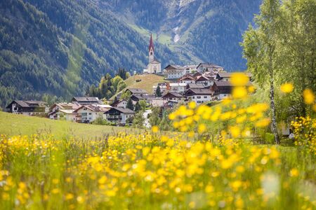 The village of Selva dei Molini, Tures valley, South Tyrol, Italyのeditorial素材