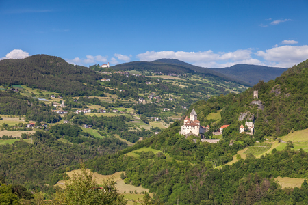 Historic castle Trostburg in the Eisack Valley, South Tyrol, Italyのeditorial素材