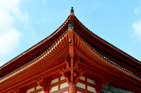 Ancient architecture eavesの写真素材