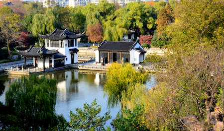 Over view of a parkのeditorial素材