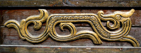 carved decoration patternの写真素材