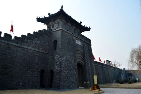 Building in the Shuihu City, Jiangsu, Wuxiのeditorial素材