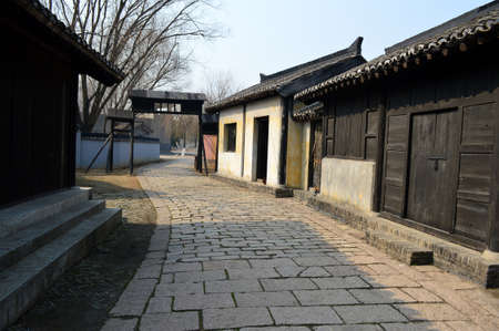 Building in the Shuihu City, Jiangsu, Wuxiのeditorial素材