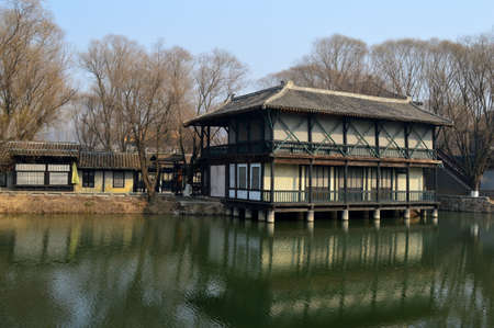 Building in the Shuihu City, Jiangsu, Wuxiのeditorial素材