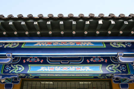 Close up of ancient architectureの写真素材