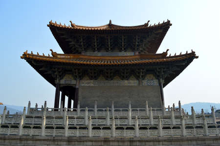 Building in the Shuihu City, Jiangsu, Wuxiのeditorial素材