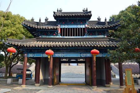 Buildings in the Shuihu City in Jiangsu, Wuxiのeditorial素材