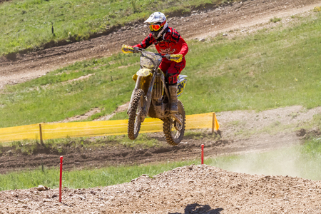 Motocross Kleinhau - 1st heat Women DAM Meisterschaft - 27th of May 2017 - Kleinhau, Hürtgen, North Rhine Westphalia, NRW, Germany, Europeのeditorial素材