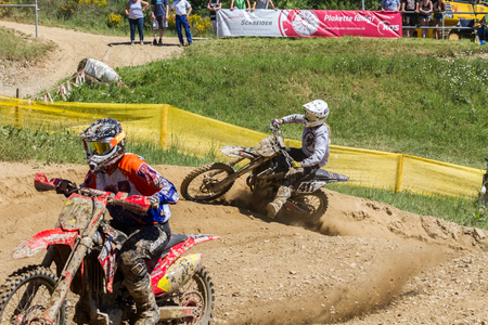 Motocross Kleinhau - 1st heat Women DAM Meisterschaft - 27th of May 2017 - Kleinhau, Hürtgen, North Rhine Westphalia, NRW, Germany, Europeのeditorial素材
