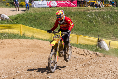 Motocross Kleinhau - 1st heat Women DAM Meisterschaft - 27th of May 2017 - Kleinhau, Hürtgen, North Rhine Westphalia, NRW, Germany, Europeのeditorial素材