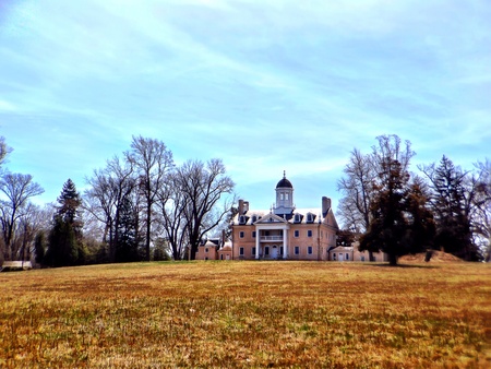 Historic Hampton Mansion in Towson, Maryland.の素材
