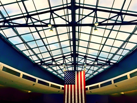 International Arrivals Hall at Philadelphia International Airportの素材