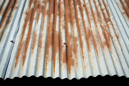 old zine roof textureの写真素材