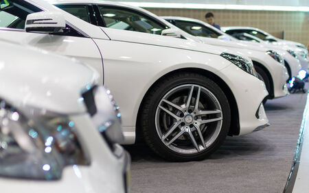 Chiang Mai, Thailand - March 28 - New Max Wheel Of Mercedes-Benz Car Show In Northern Auto Show 2014のeditorial素材