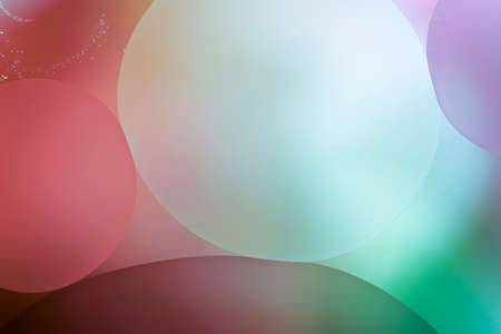 Multi colored background with circlesの写真素材