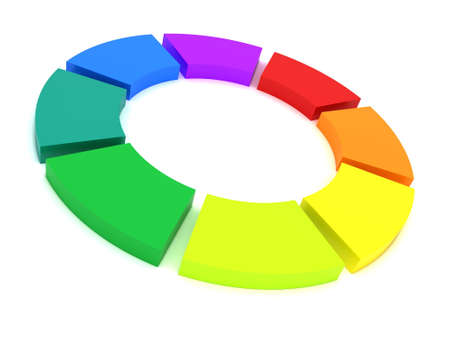 Color wheelの写真素材
