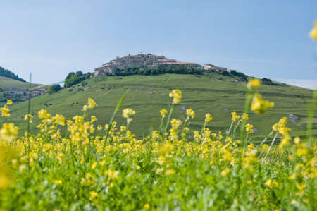 view of castelluccio di norcia
