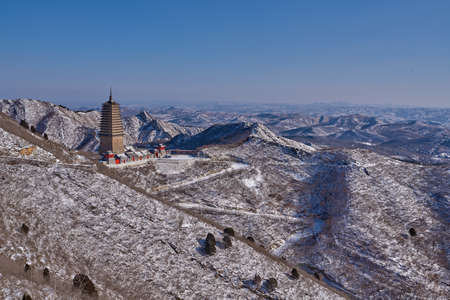 Early winter towerのeditorial素材