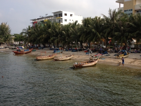 Fishing boat portの写真素材