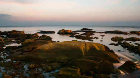 Laem Than Sunsetの写真素材