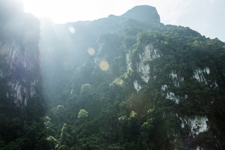 Mt. Sunrise in Rajjaprabha Dam / Surat Thani, Thailand.