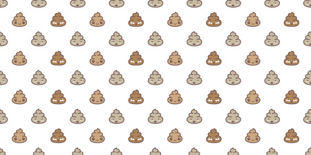 Poo Seamless pattern vector isolated wallpaper background Cartoonのイラスト素材