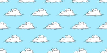 bear seamless pattern Polar bear vector sleeping isolated wallpaper backgroundのイラスト素材