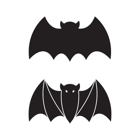 Bat vector Halloween icon  symbol doodle illustration characterのイラスト素材
