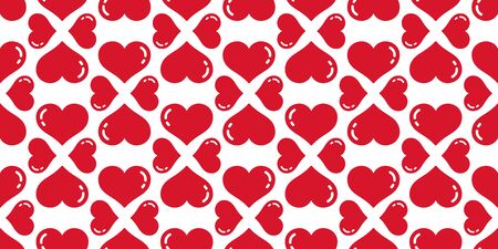 heart Seamless pattern valentine vector isolated love repeat wallpaper tile background