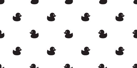 duck rubber seamless pattern vector ducky cartoon scarf isolated illustration bird bath shower repeat wallpaper tile backgroundのイラスト素材