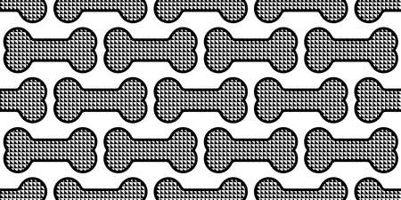 dog bone seamless pattern triangle cat paw footprint french bulldog vector puppy kitten pet breed cartoon doodle isolated repeat wallpaper tile background illustration design clip artのイラスト素材