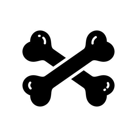 dog bone vector crossbones icon pirate flag logo halloween french bulldog puppy pet cartoon character symbol tattoo stamp scarf illustration design isolatedのイラスト素材