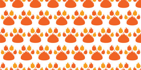 dog paw seamless pattern fire footprint burn cat kitten french bulldog vector puppy pet toy breed cartoon doodle gift wrapping paper repeat wallpaper tile background illustration dのイラスト素材