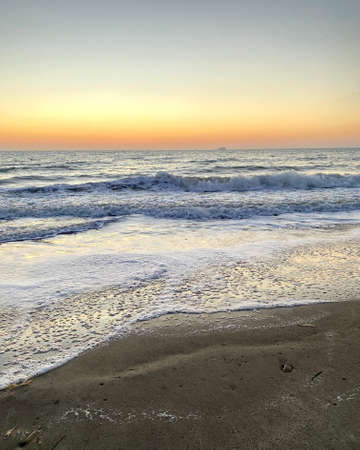 daybreak at the beachの写真素材