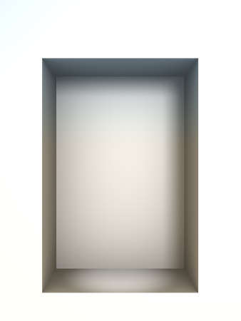 3D rendering of the wall nicheの写真素材