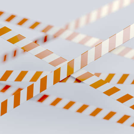 3D rendering of the Plastic protection tapeの写真素材