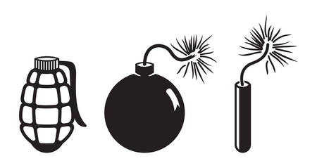 Vector illustrations of the dynamiteのイラスト素材