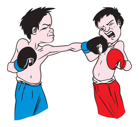 Vector illustration of the boxingのイラスト素材