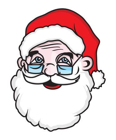 Vector illustration of the Santa clausのイラスト素材