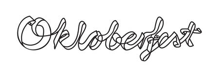 Vector illustration of the Oktoberfestのイラスト素材