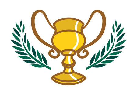 Vector illustrations of the gobletのイラスト素材